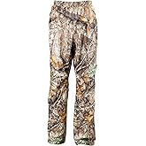 HOT SHOT Youth Camo Rain Pant - Waterproof, Ultra-Quiet, Pull-On Outdoor Hunting Pants
