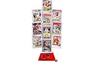 G.O.A.T CHASER San Francisco 49ers Cards: Brock Purdy, Christian McCaffrey, Ricky Pearsall, George Kittle, Brandon Aiyuk, Nick Bosa, Steve Young, Joe Montana, Jerry Rice, Trent Williams ASSORTED Football Stars & GOATs Trading Card & Wristbands Gift Pack
