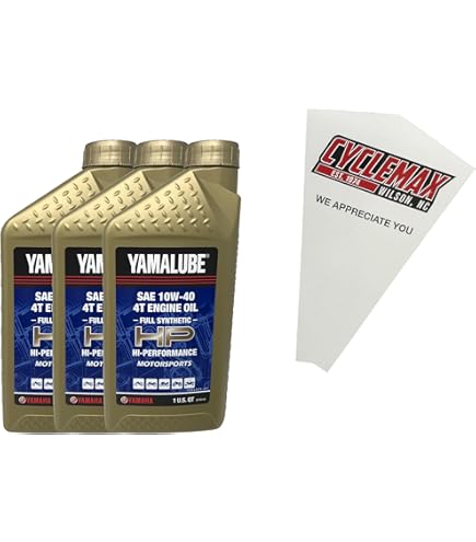 Amazon.com: Yamaha Yamalube 10W-40 4T Full Synthetic Hi