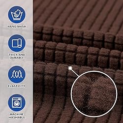 KEKUOU Stretch Single Sofa Slipcover 1 Piece Couch