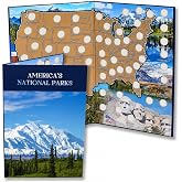 National Parks Quarter Coin Collection Book, Folding Map Holder Folder Album for 56 Quarters, Educational Numismatic Gift for Beginners &amp; Collectors, 11x17" (Coins Not Included)
