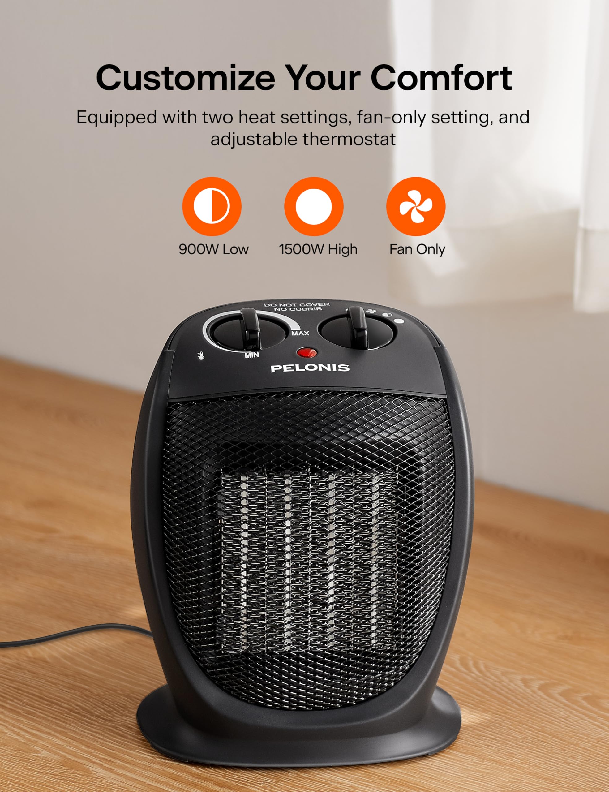 Quiet Ceramic Heater