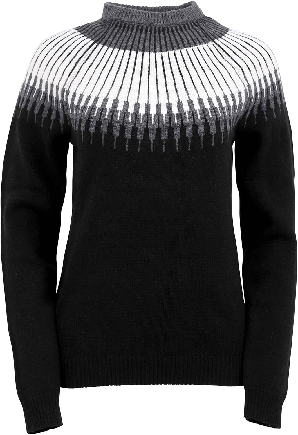 ICEWEAR Minna Wool Sweater Black at Amazon Women’s Clothing store