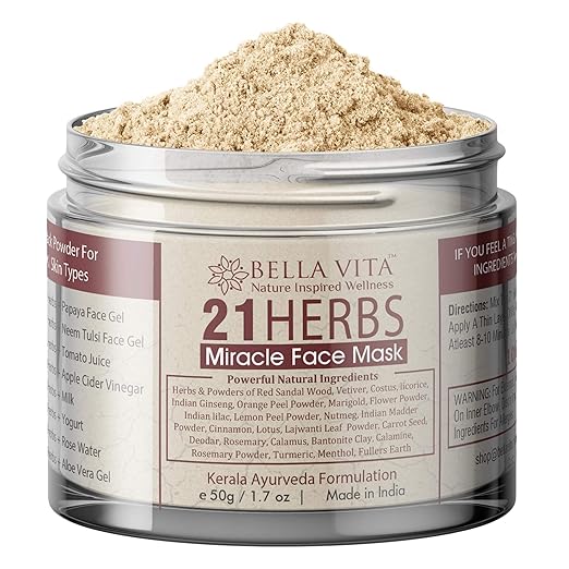  Bella Vita Organic 21 Herbs Face Mask And