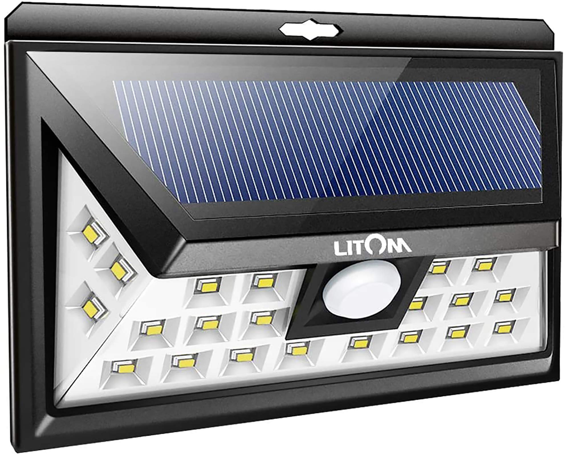 LITOM Original Solar Lights Outdoor, 3 Optional Modes Wireless Motion