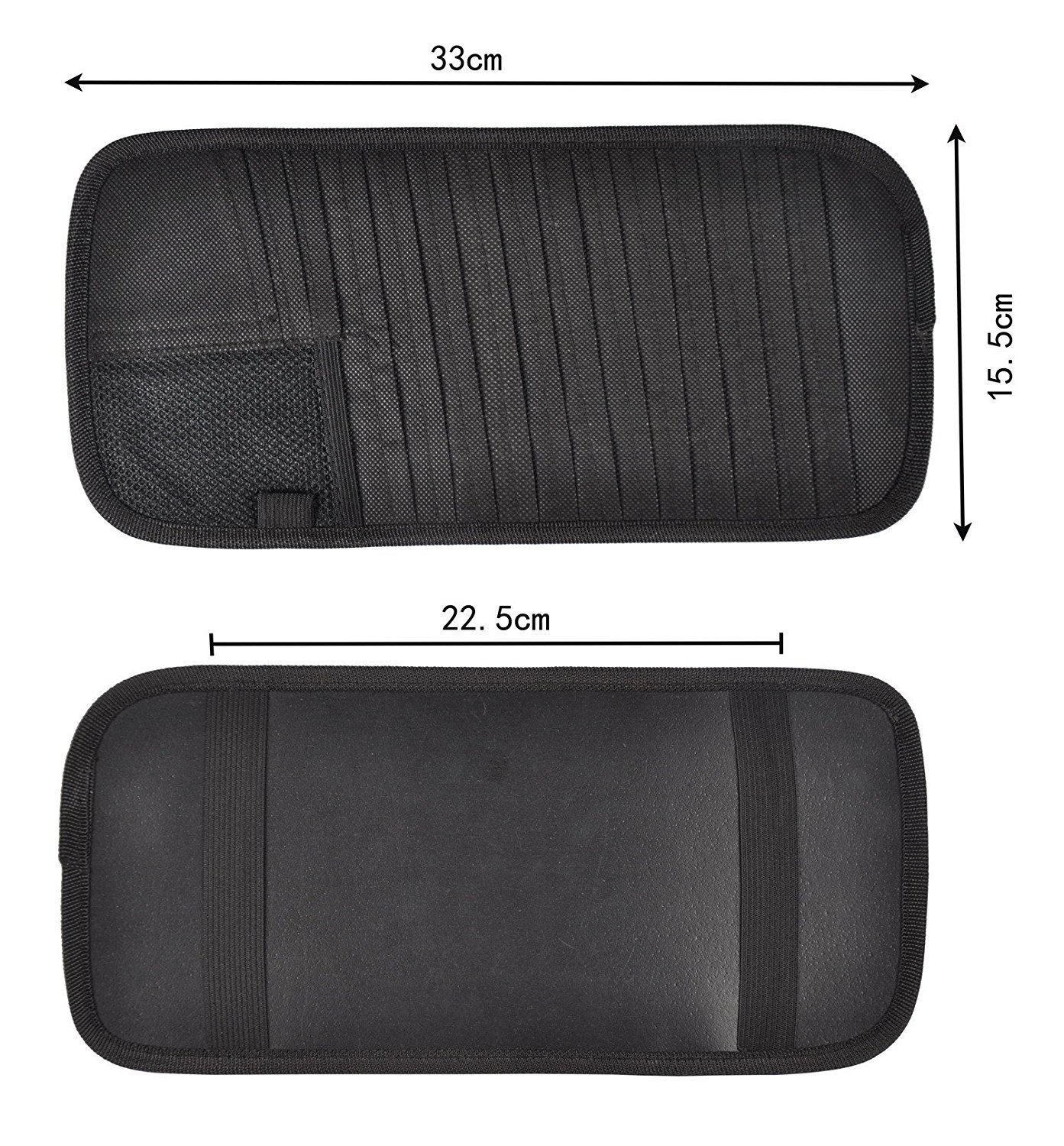 Car Visor Organizer CD Holder 12 Pockets wallet Storage Disc DVD VCD Disk Case