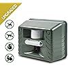 Aspectek - Yard Sentinel STROBE- Ultrasonic Outdoor Animal Control Pest Repeller Motion Detector - Rodents, Deer, Cats, Dogs, Mice Repellent Device, Includes Extension Cord