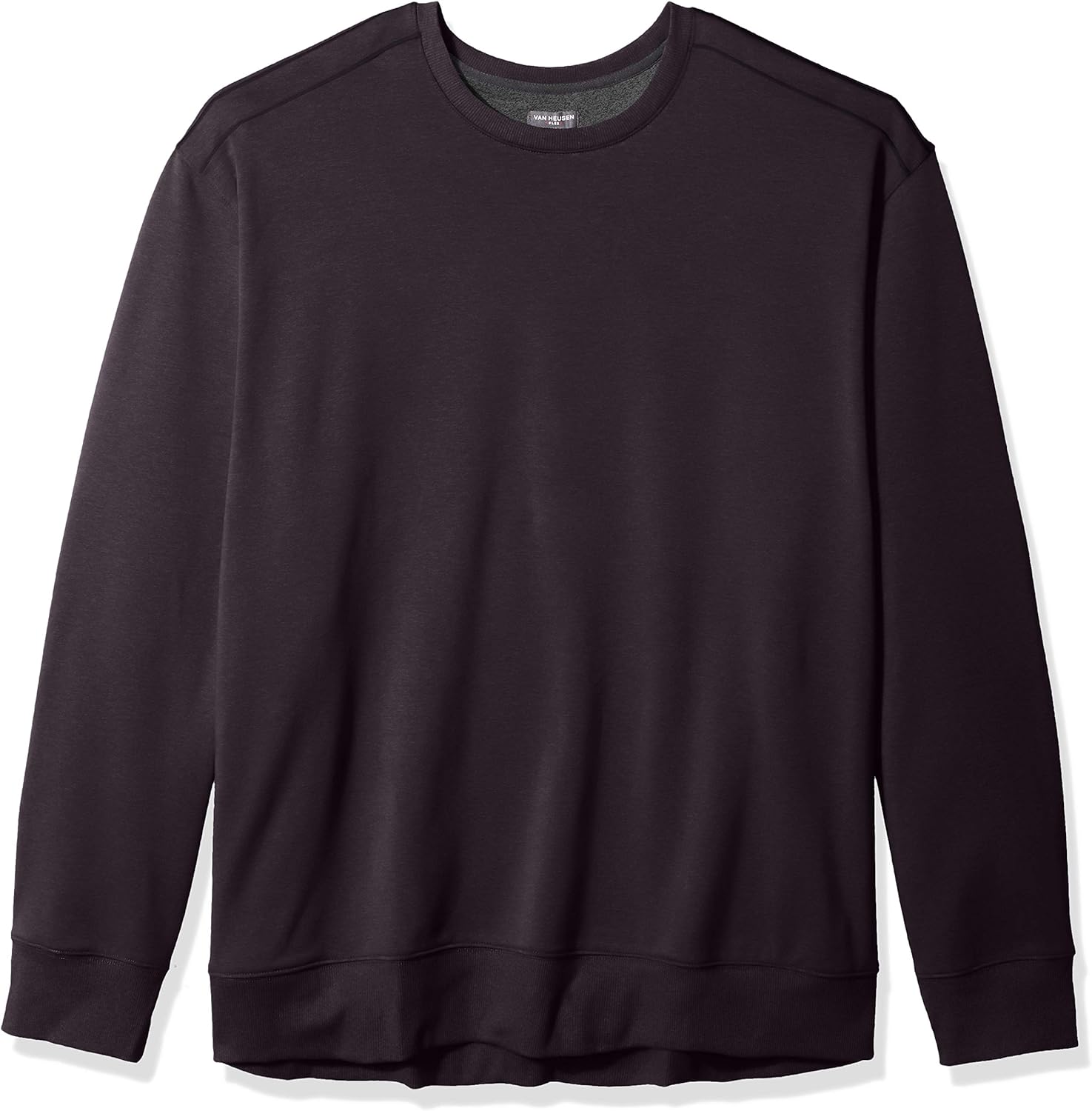 Van Heusen Big and Tall Flex Sweater Fleece Crewneck Sudadera, Moras
