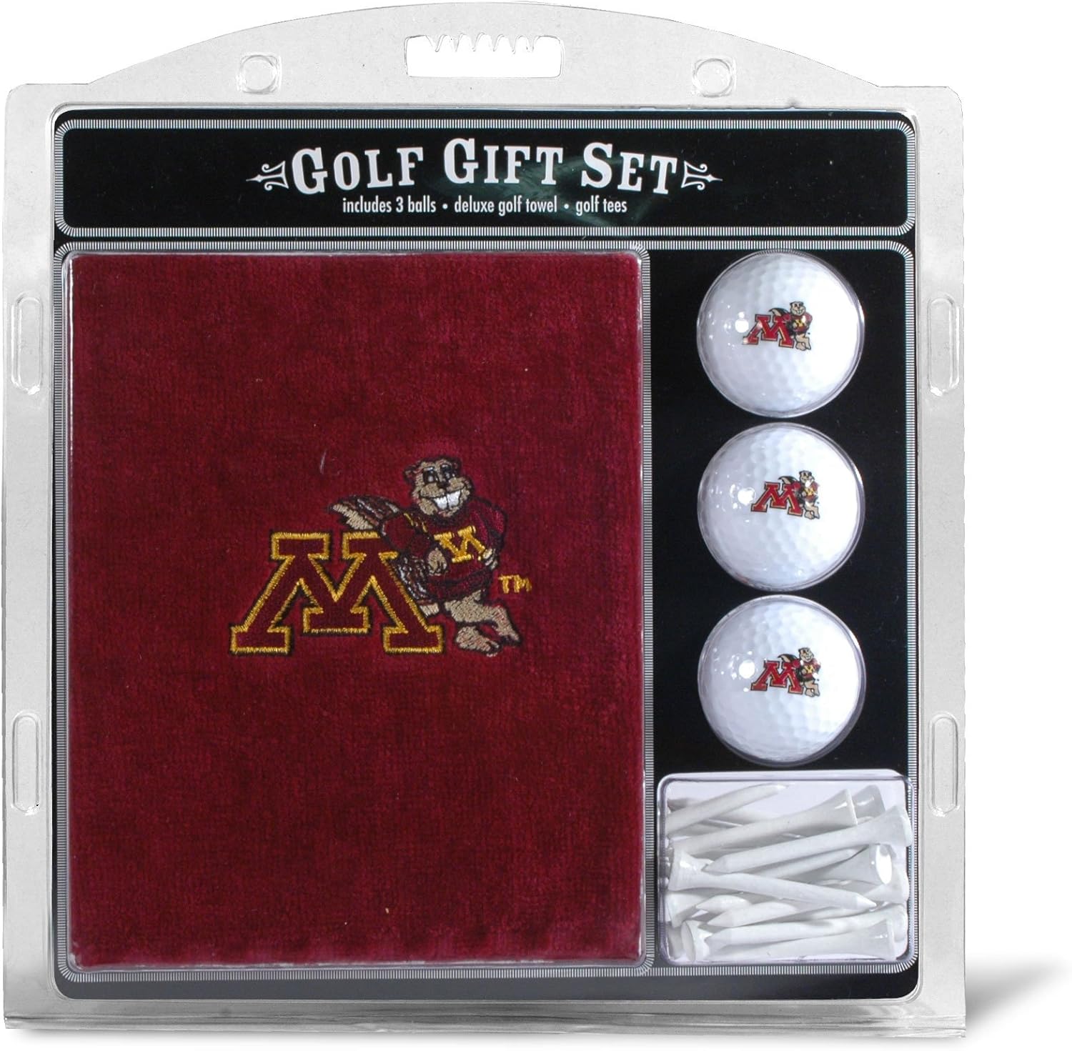 Team Golf NCAA Washington State Cougars Gift Set Embroidered Golf Towel, 3 Golf Balls, and 14 Golf Tees 2-3/4" Regulation, Tri-Fold Towel 16" x 22" & 100% Cotton : Sports Fan Golf Towels : Sports & Outdoors