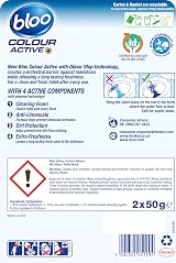 Bloo Colour Active Toilet Rim Block Bleach OdourStop 2 x Rimblock 5 view 2