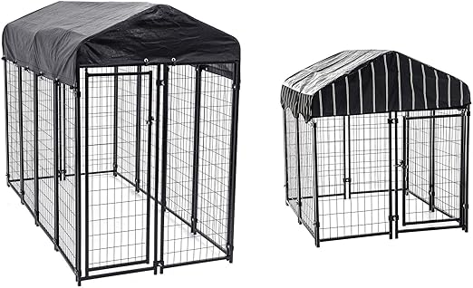 the lucky dog uptown welded wire kennel