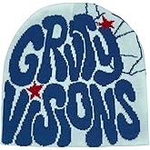 2THESTARS Y2K Beanie for Men Women Knitted Hat Winter Cap Gothic Spider Design Warm Casual Skullies Cold Weather Knit Outdoor