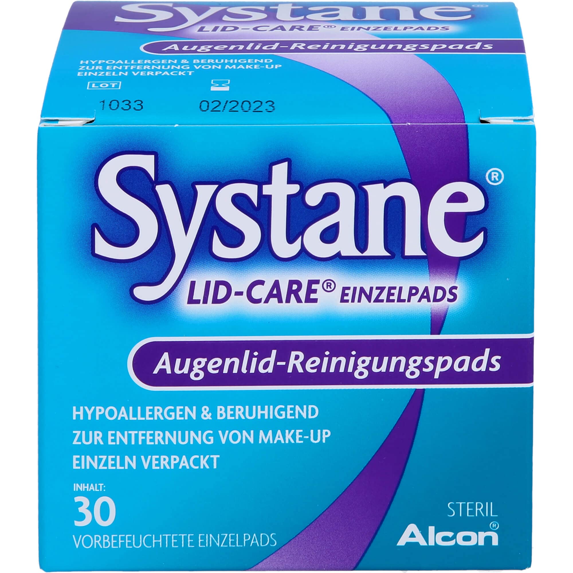 Systane Eye Care Single Pad Eyelid Cleaning Pads Pack of 30