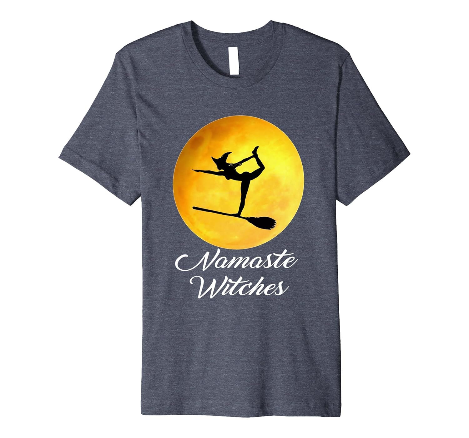 Namaste Witches Funny Halloween T-Shirt for Her Yoga Costume-ANZ