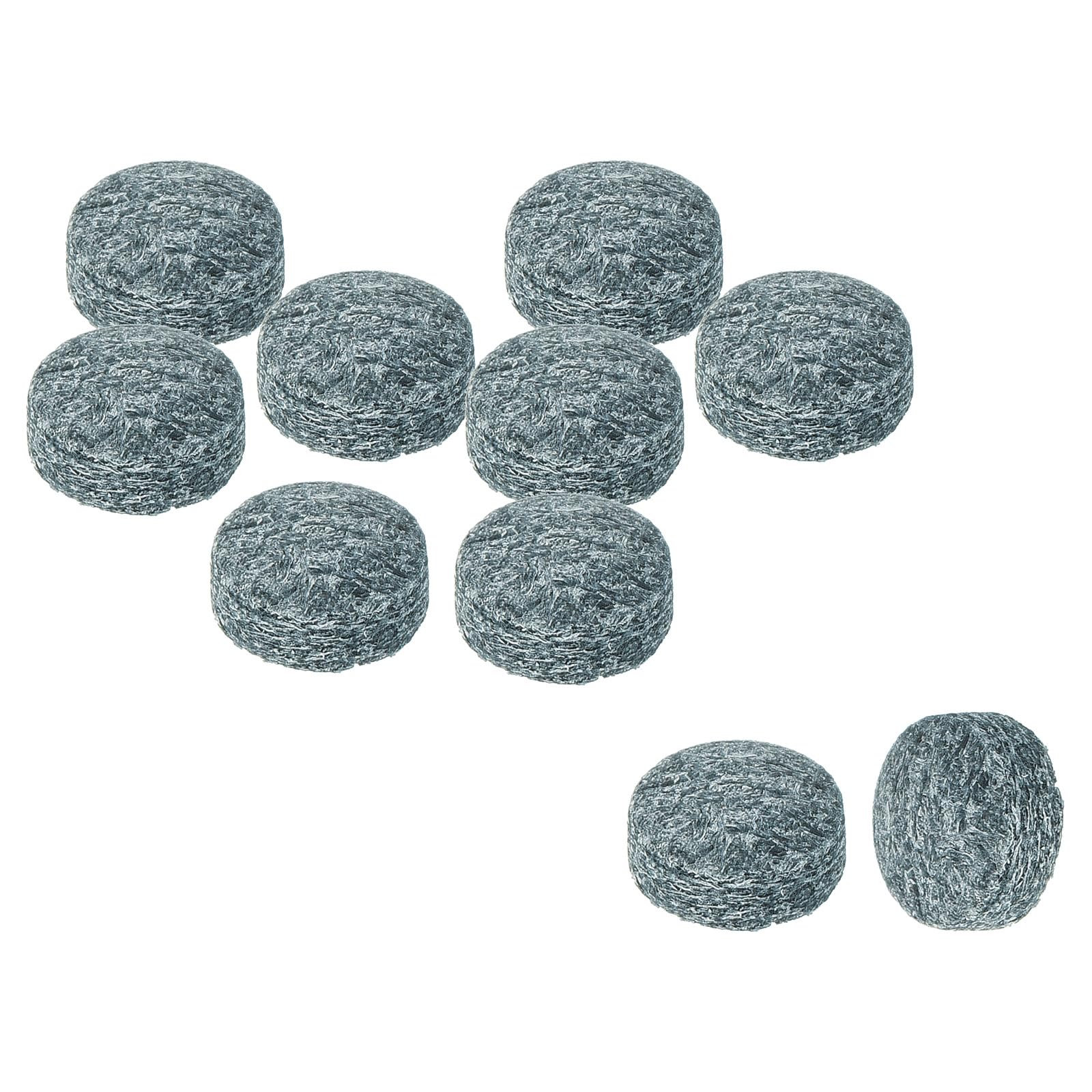 PATIKIL 9mm Dia Pool Cue Tips, 10 Pack Pool Billiard Cue Tips Pool Stick Replacement Tips Pool Stick Tips Snooker Cue Tips, Grey