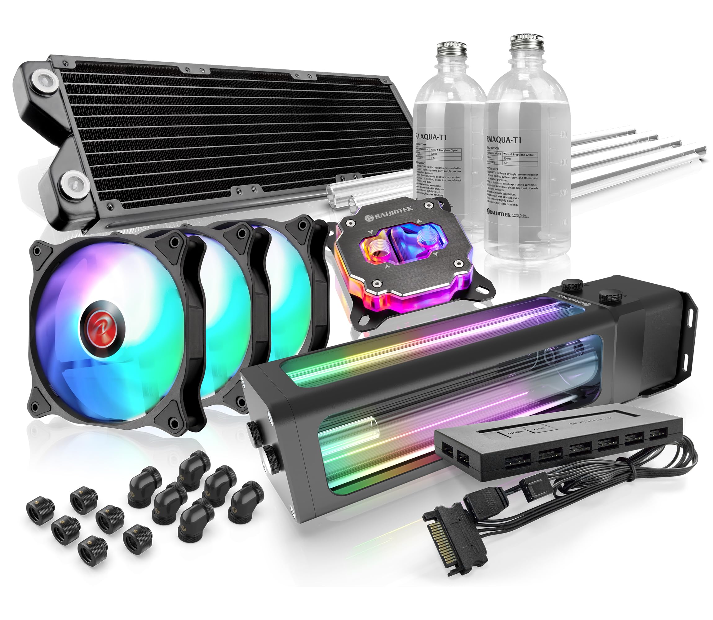 RAIJINTEK Scylla PRO CA360 Water Cooling Kit, Hard