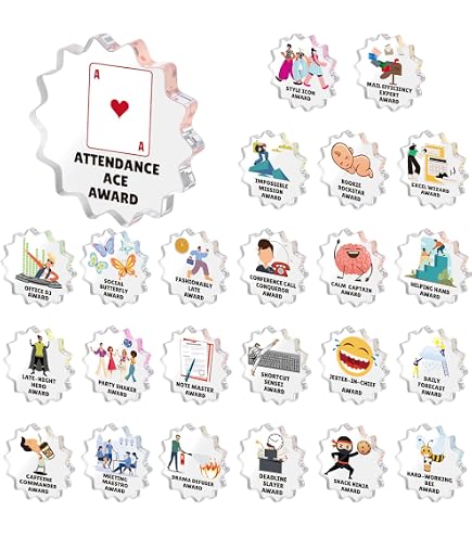 Proud Of You Gifts 24 Pcs Employee Appreciation Awards - Acrylic Thank ...