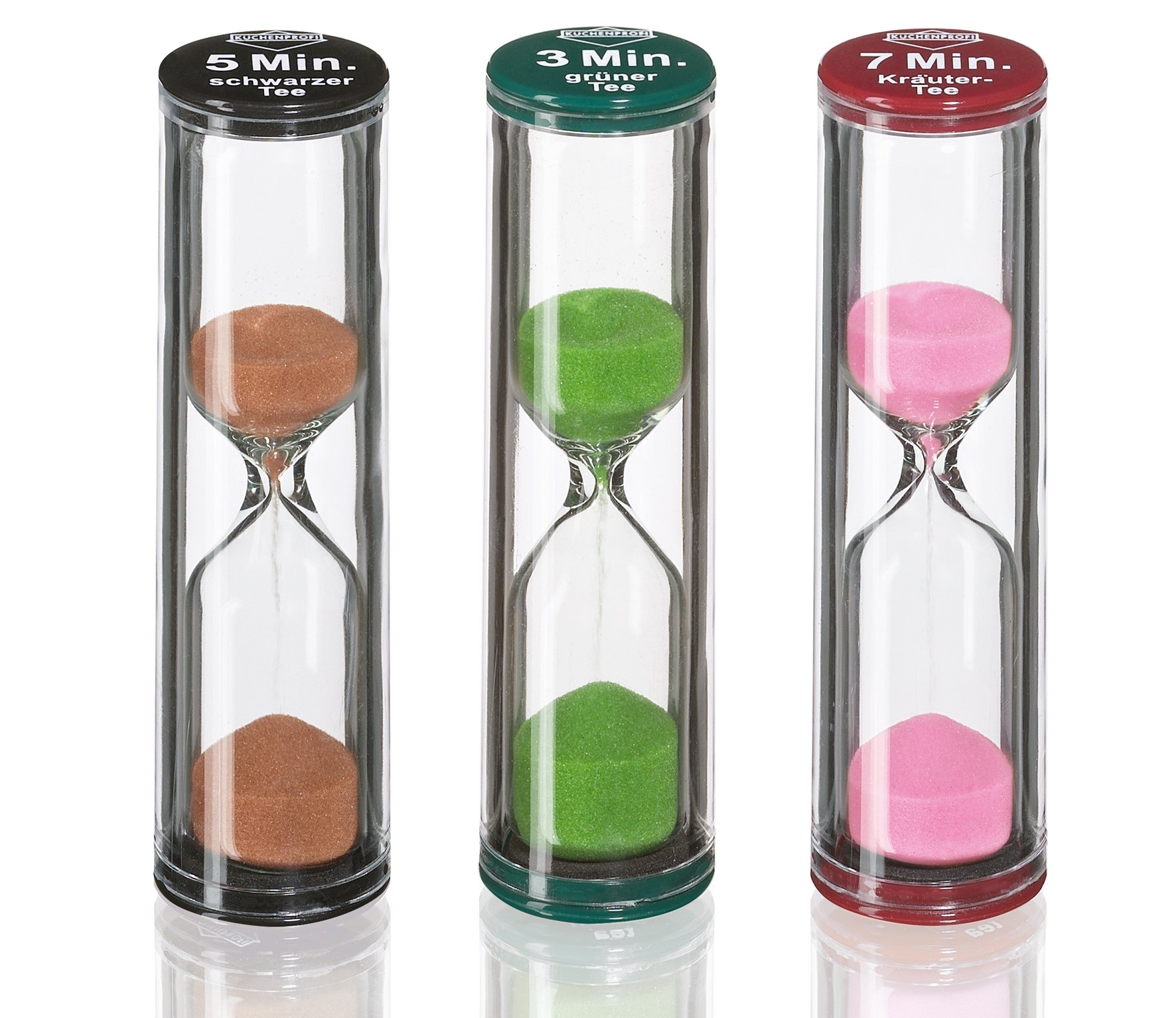 Küchenprofi "Tea Time" Hourglass, Multi-Colour, 3-Piece