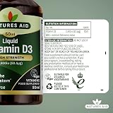 Natures Aid Vitamin D3 Liquid 2500iu 50ml Dropper Veg, Vegan, Gluten Free view 6