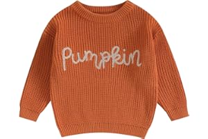 FYBITBO Infant Baby Boy Girl Oversized Knit Sweater Chunky Long Sleeve Pullover Sweater Shirts Warm Fall Winter Tops Clothes