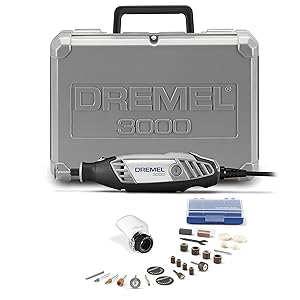 Dremel 3000-1/25 120-volt Variable Speed Rotary Tool Kit with 1 Attachment and 25 Accessories