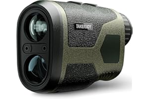 TAKENJOY Range Finder for Hunting, 1200Y Laser Hunting Rangefinder, Waterproof Archery Rangefinder with 7X Magnification, Rec