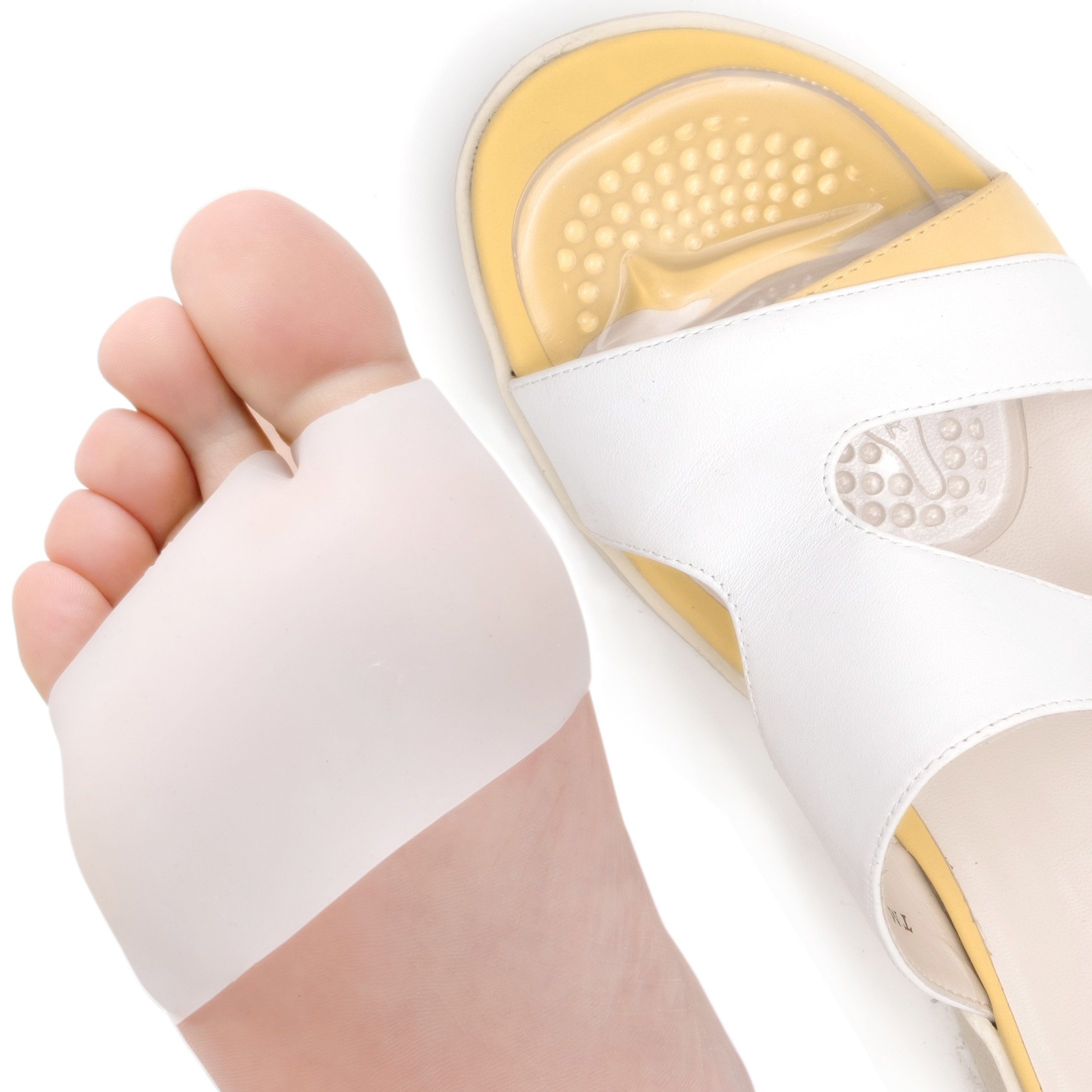 Skyfoot’s Metatarsal Pads, Ball-of-Foot Cushions Prevent Calluses and Blisters for Men and Women - 4pcs