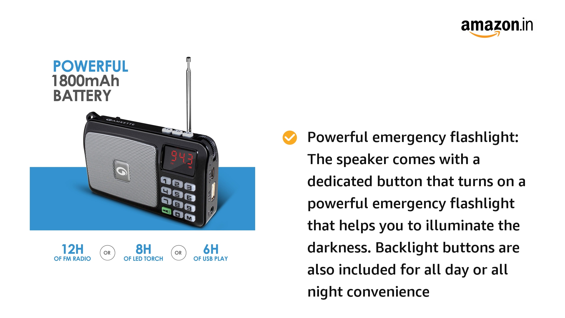 amkette pocket radio