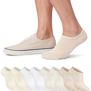 Sperry Men's 8-Pack No Show Socks – Low Cut Ankle Socks for Everyday Wear | Moisture-wicking, Breathable, Non-slip
