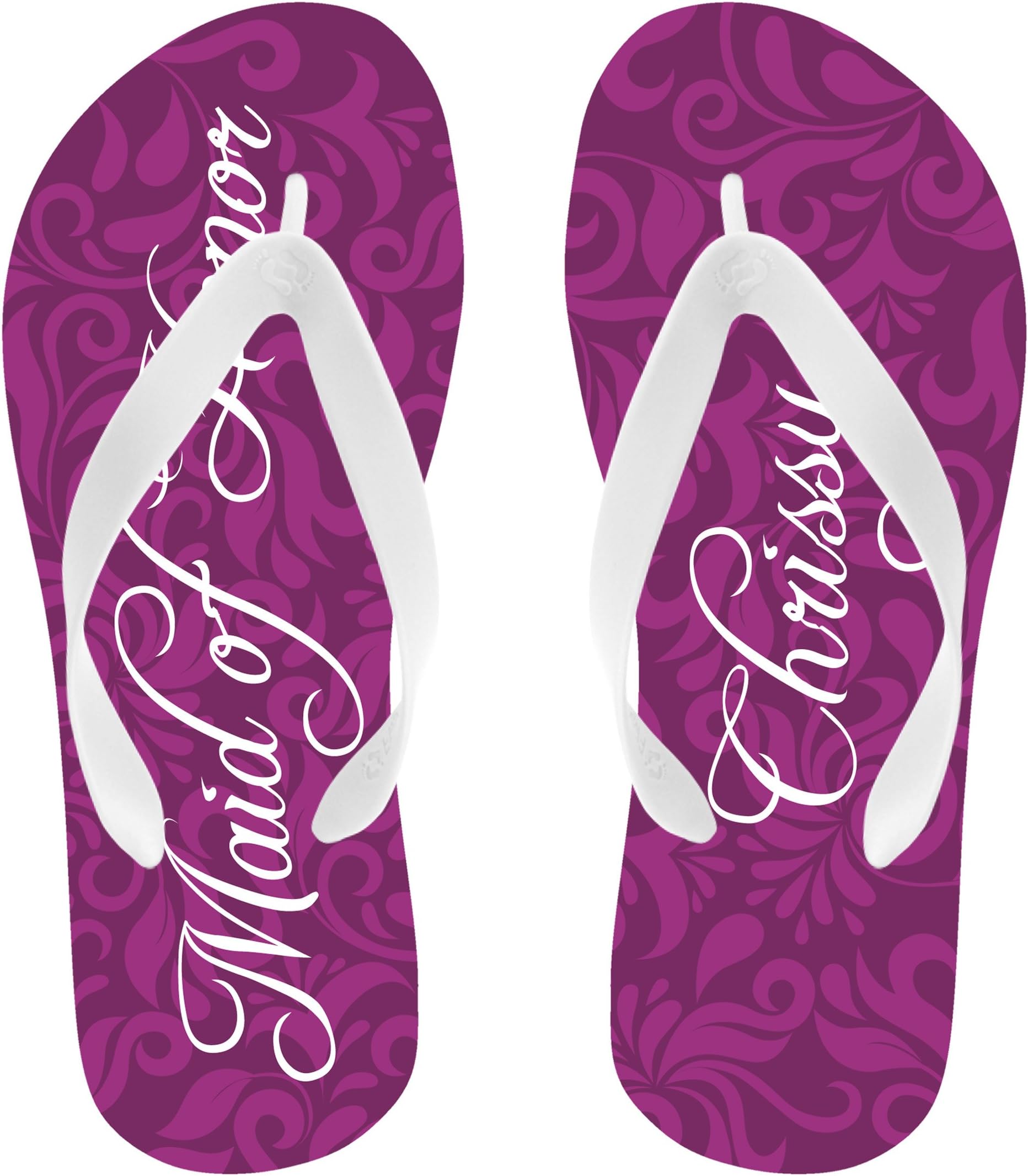 FlipSidezPersonalized Maid of Honor Flip Flops