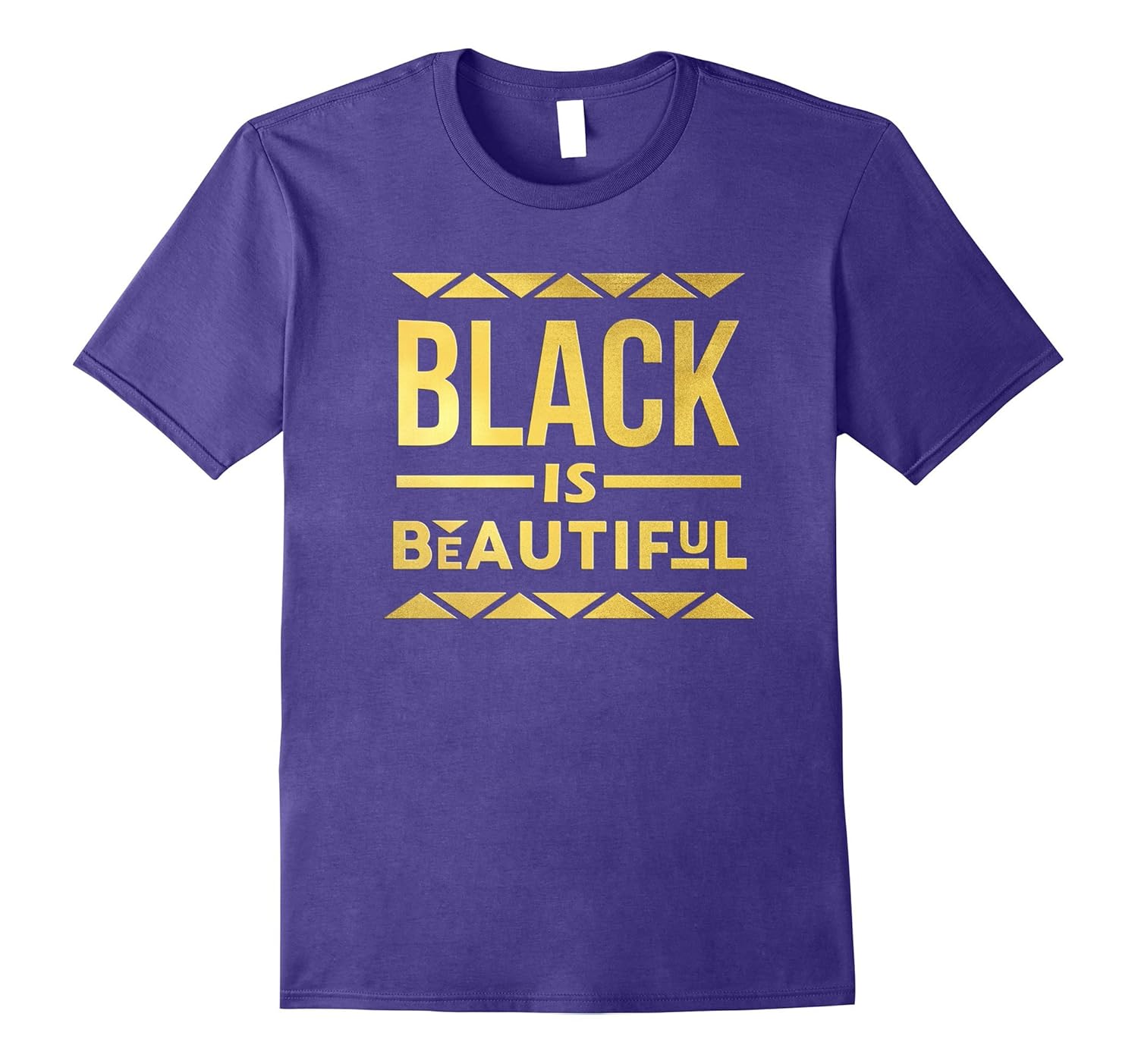 Black is Beautiful Black Pride Gold T-Shirt-ANZ