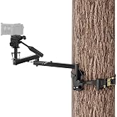 Hazztoll Camera Arm for Hunting with Portable &amp; Silent Setup | with Pan Head, 2 Bolt Sizes (1/4&Prime; &amp; 3/8&Prime;), Compatible with Most Cameras for Wildlife Monitoring and Tree Mounting