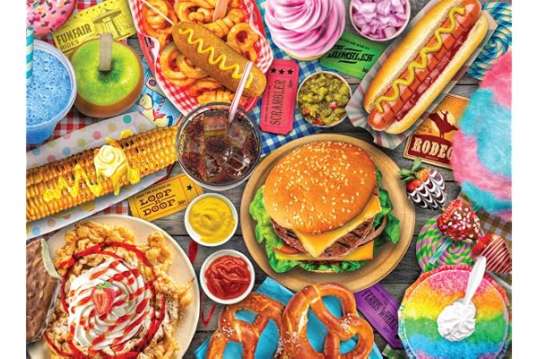 Buffalo Games - Fun Fair Food - 1000 Piece Jigsaw Puzzle