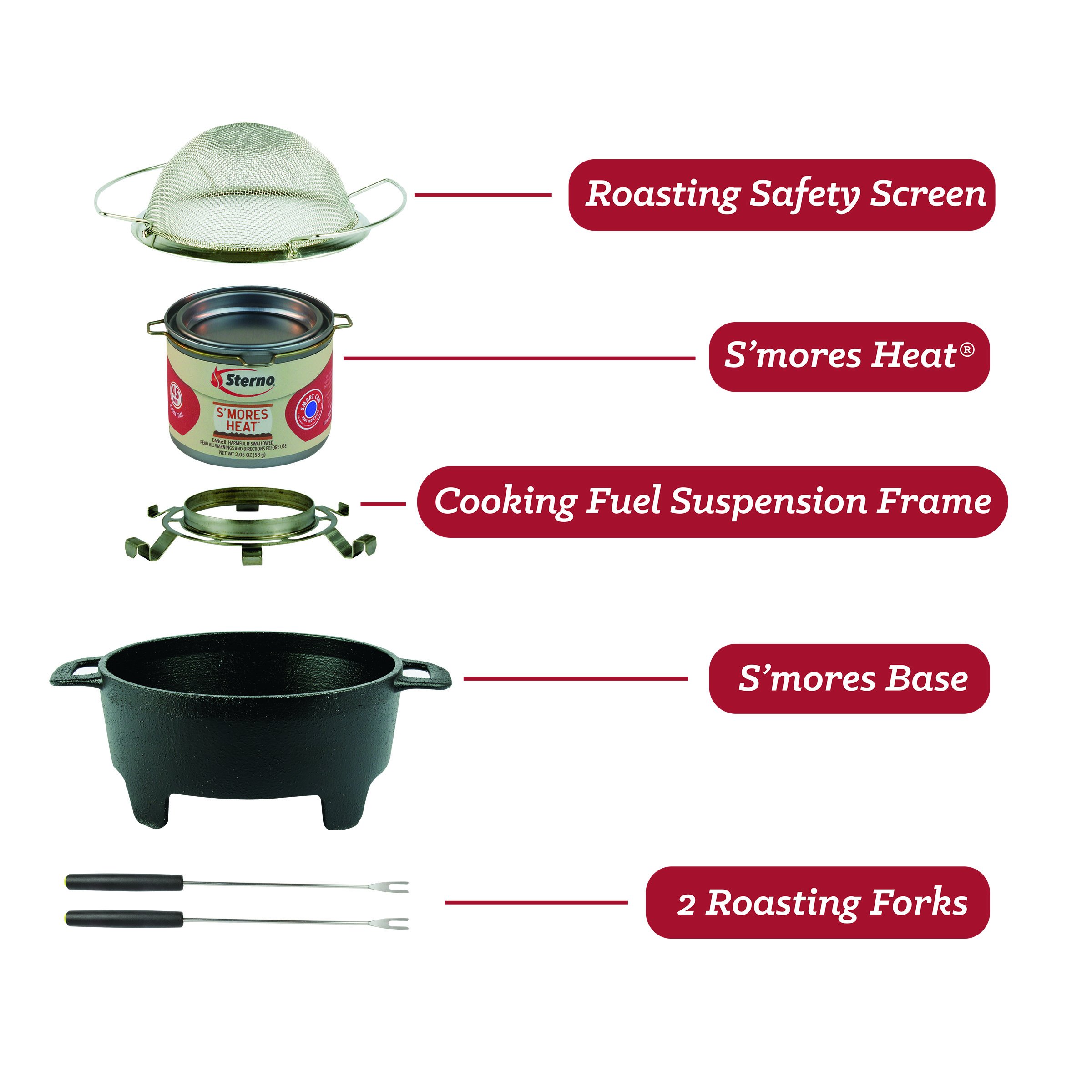 Sterno 70278 Smores Maker, Junior, Black