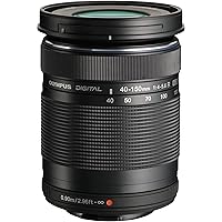 Olympus M.Zuiko Digital ED 40-150mm F4.0-5.6 R Zoom Lens, for Micro Four Thirds Cameras (Black)