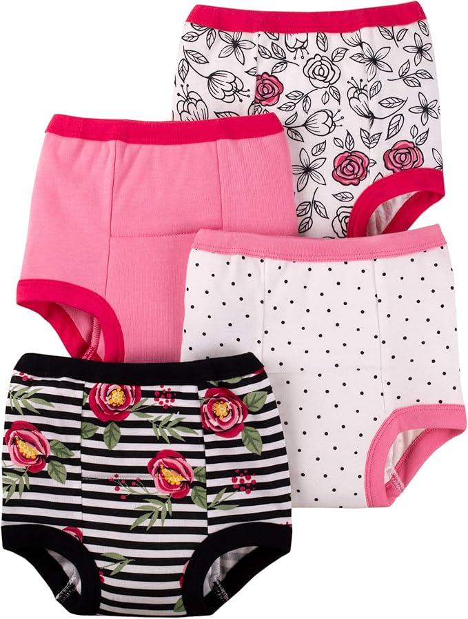 Lamaze Organic Baby Baby Girls' Training Underwear (Pack of 4) Amazon