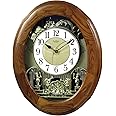 Rhythm Clocks "Joyful Nostalgia Oak" Magic Motion Clock