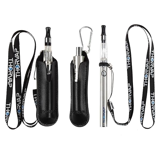 title=THORVAP Porta Sigaretta Elettronica, Strap Lanyard, [3 in 1 Kit ] per ecig