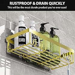 Moforoco Shower Caddy Shelf Organizer Rack, Self