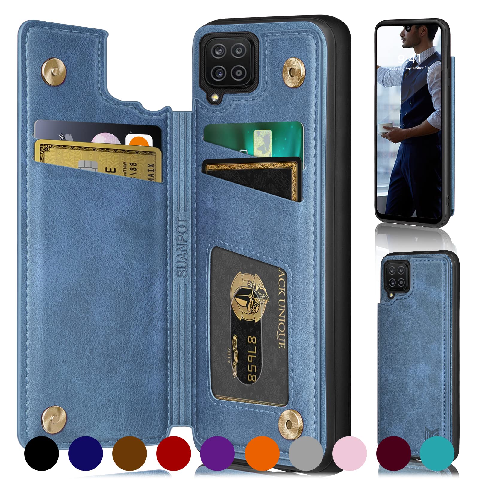 SUANPOT【RFID Blocking for Samsung Galaxy A12