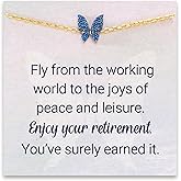 STORYJEWELLERY Butterfly Bracelet - Cool Retirement Gift for Women