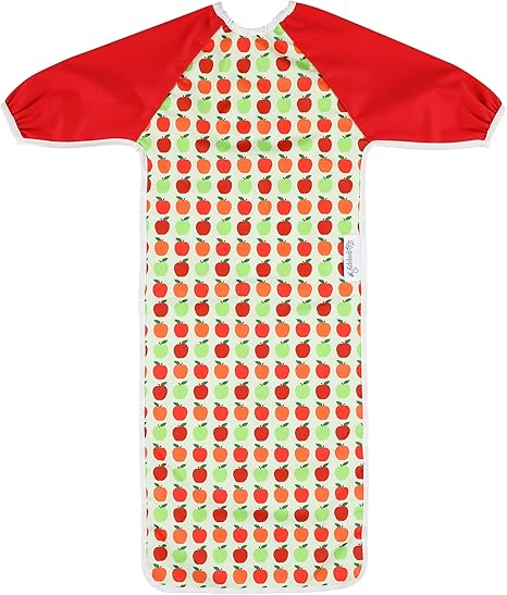 baby weaning bibs with sleeves