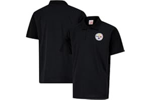 Ultra Game Mens NFL Official Super Soft Quick Dry Jersey Polo Shirt