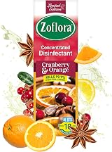 Zoflora Antibacterial Disinfectant 120ml Cranberry Orange Makes 4.8L