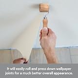 Axus Decor Hardwood Seam Roller Gray Series with Beachwood Handle 45mm view 4