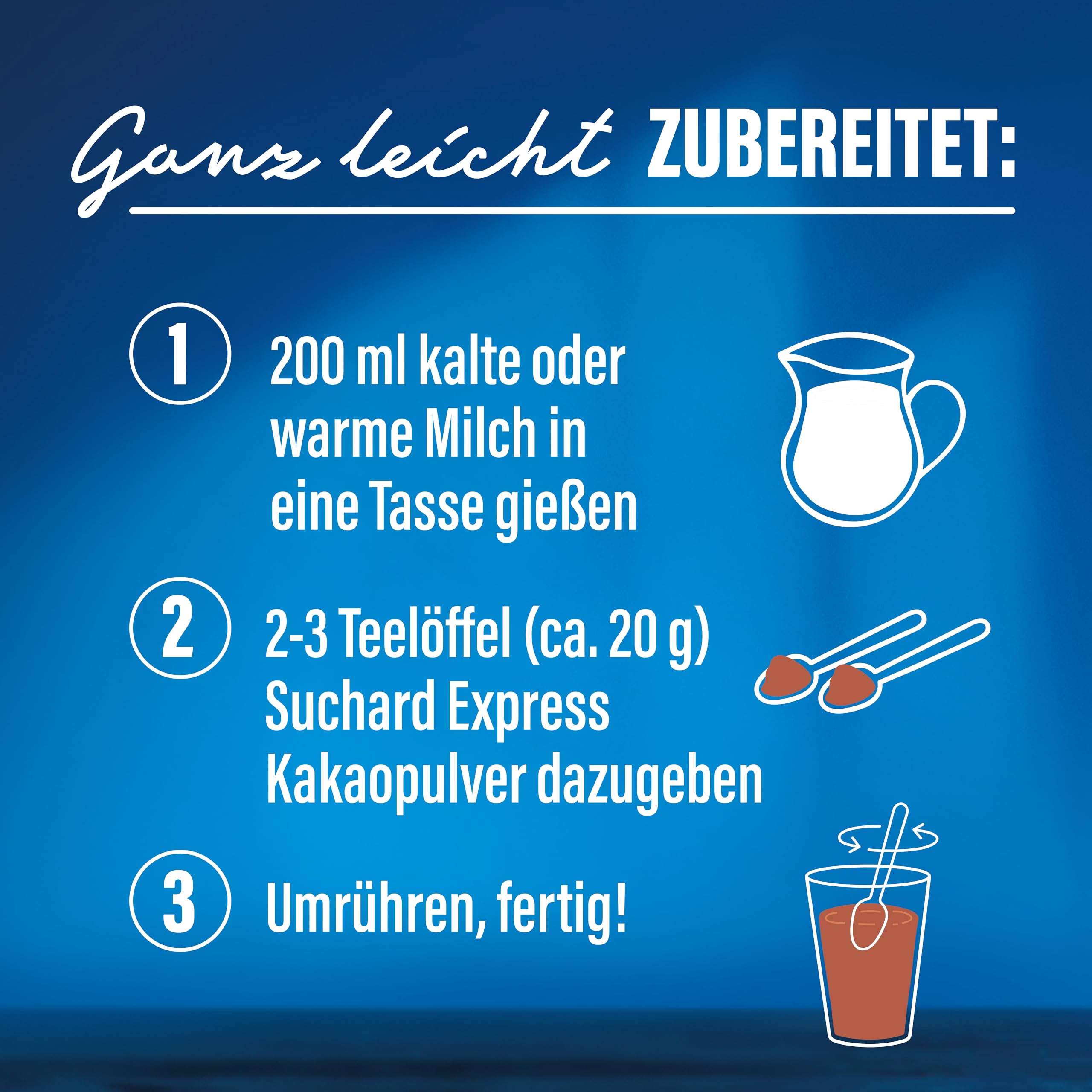 Suchard Express 400g Beutel, Getränkepulver für heiße Schokolade, Nachfüllbeutel, Kakao für kalte oder warme Milch 4