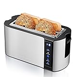 Elite Gourmet ECT5322 Long Slot 4 Slice