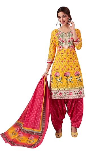 Womens Pure Cotton Printed Fully stitched Salwar Suit