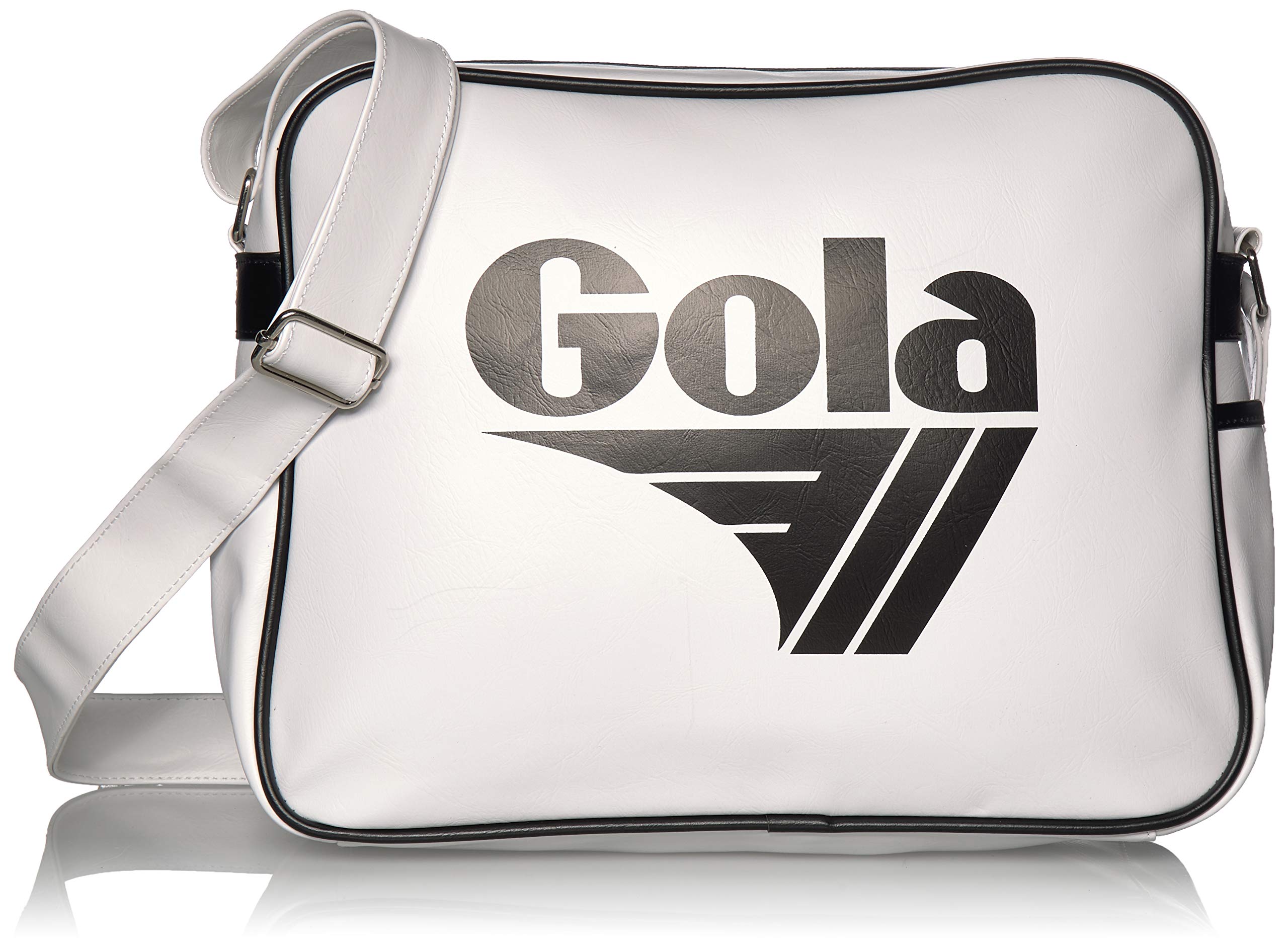 Gola Classics Unisex Adult Redford CUB901 Messenger Bag, White (White/Black), One Size โ image 1