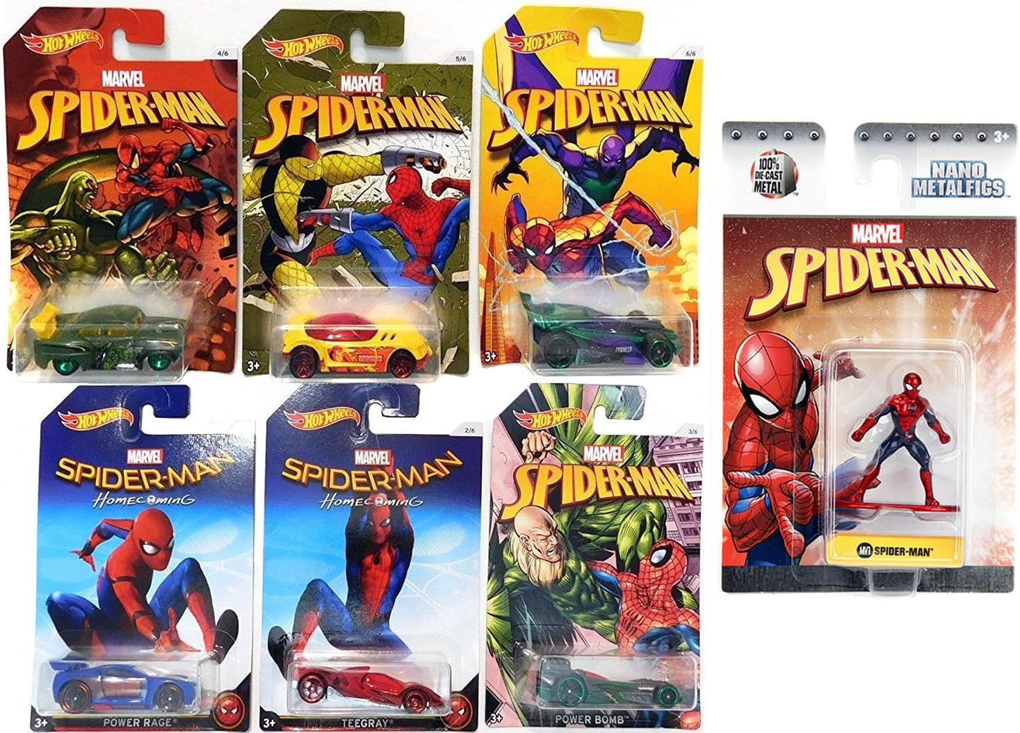 hot wheels spider man homecoming